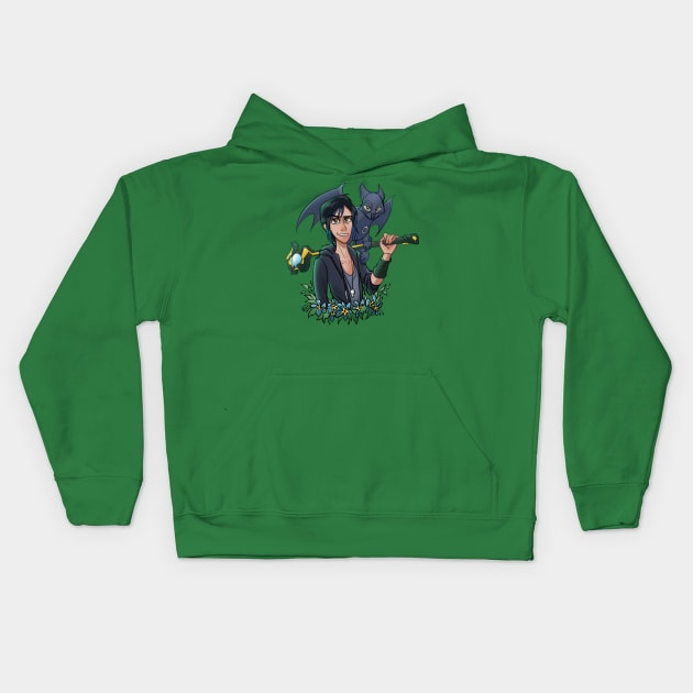 Douxie and Archie, Wizards! Kids Hoodie by inhonoredglory